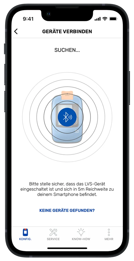 Ortovox App zur Verbindung und Konfiguration von Lawinenverschüttungssuchhgeräten